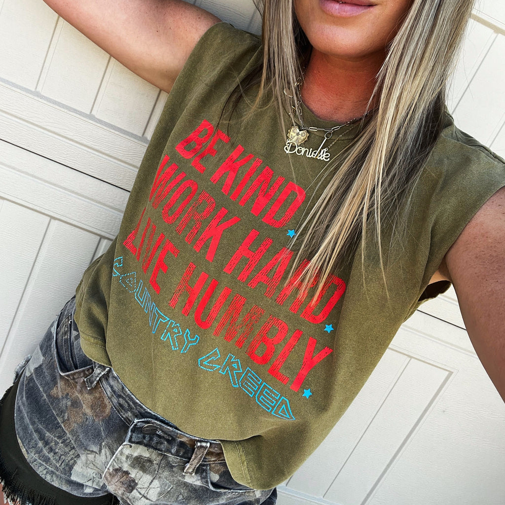 Country Creed Muscle Tank