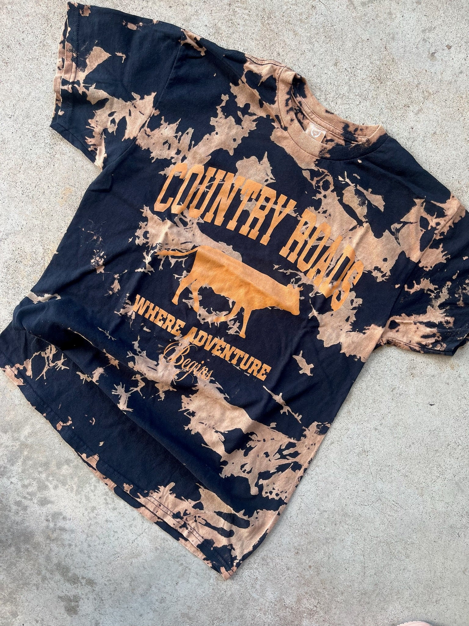 Tie Dye Country Roads Tee